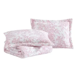 Laura Ashley Bedford Floral Reversible Quilt Set