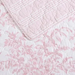 Laura Ashley Bedford Floral Reversible Quilt Set