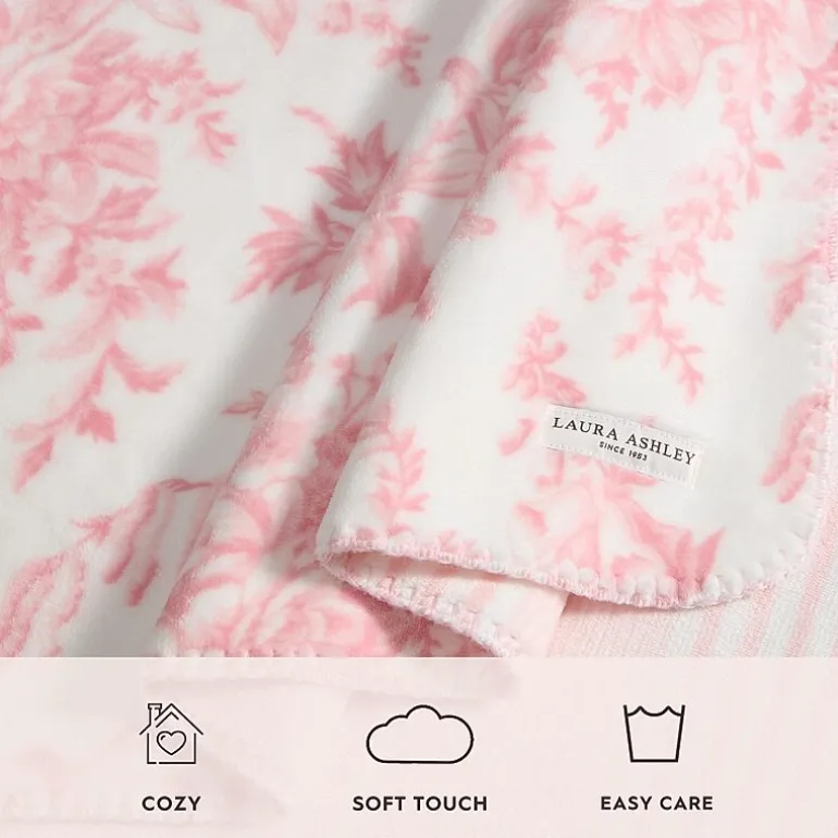 Laura Ashley Bedford Washable Throw