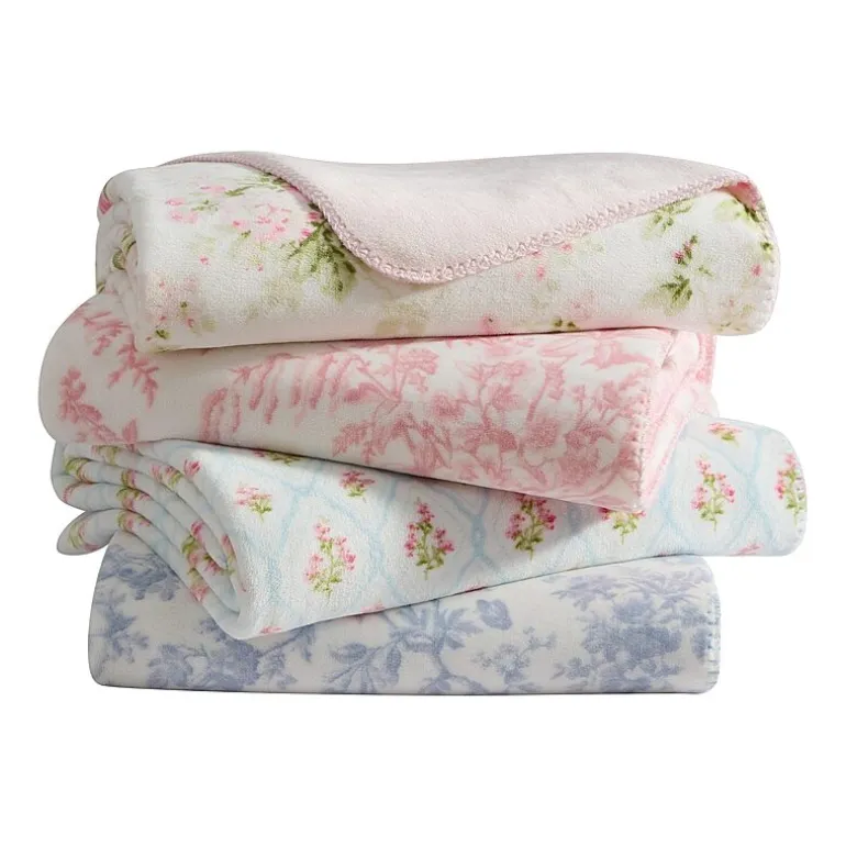 Laura Ashley Bedford Washable Throw