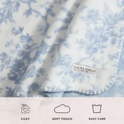 Laura Ashley Bedford Washable Throw