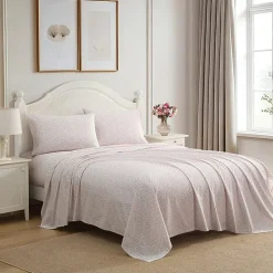 Laura Ashley Cotton Percale Sheet Set
