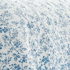 Laura Ashley Flora Reversible Quilt Set