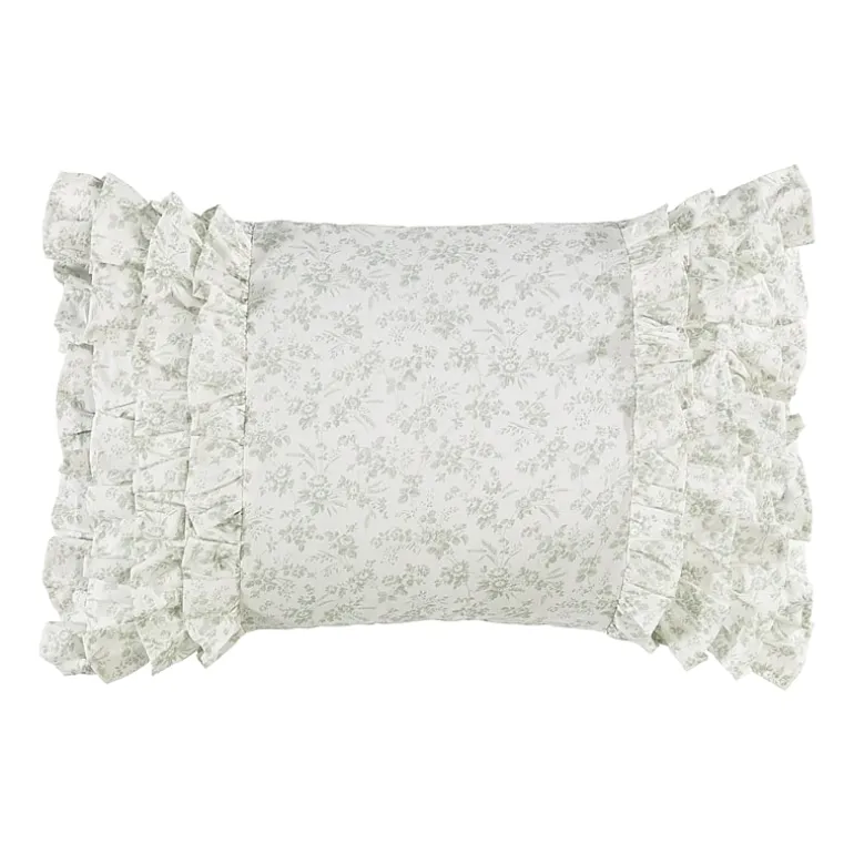 Laura Ashley Harper Green 14x20 Decorative Pillow