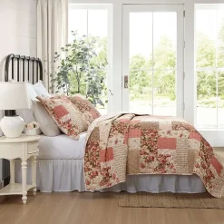Laura Ashley Harrietta Patchwork Quilt Set