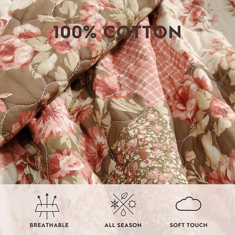Laura Ashley Harrietta Patchwork Quilt Set