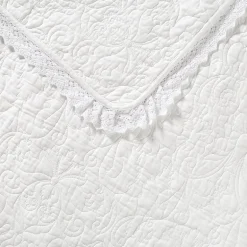 Laura Ashley Heirloom Floral Reversible Quilt Set