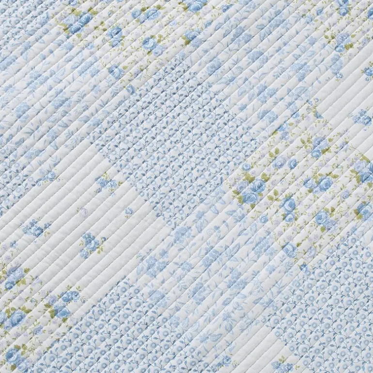Laura Ashley Kenna Floral Reversible Quilt Set