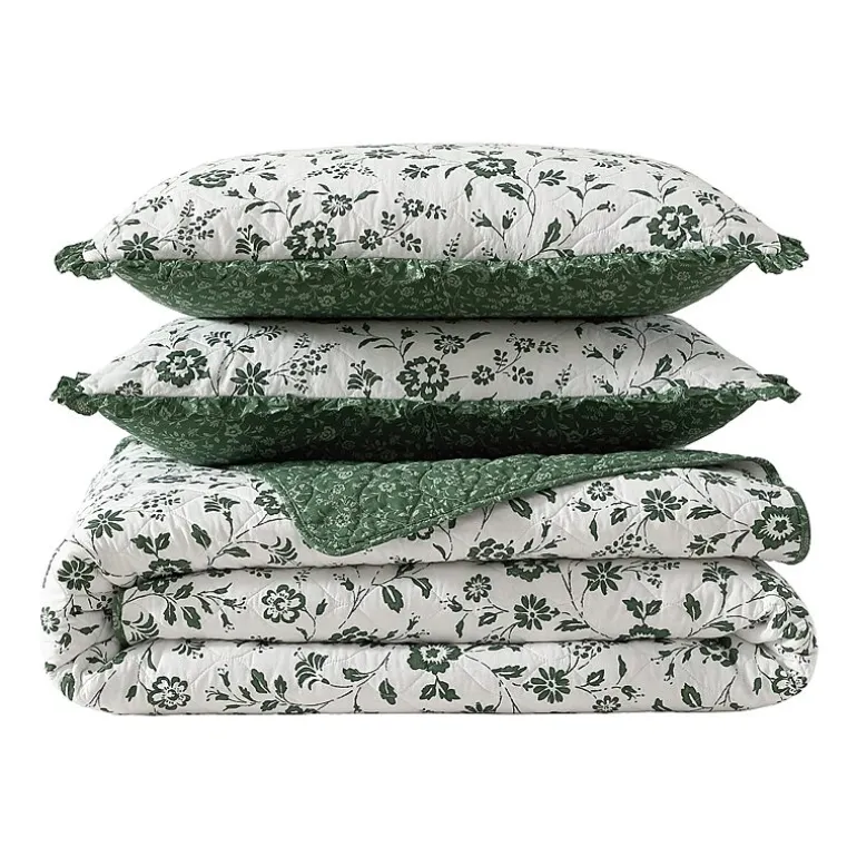 Laura Ashley Miranda Easy Care Quilt Set