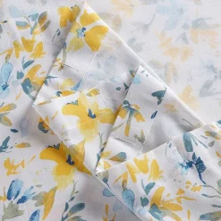 Laura Ashley Nora Floral Print Cotton Shower Curtain