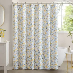 Laura Ashley Nora Floral Print Cotton Shower Curtain