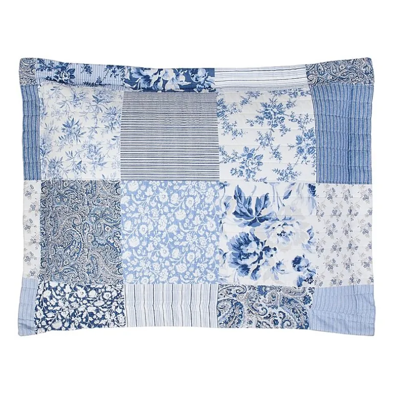 Laura Ashley Paisley Floral Reversible Quilt Set