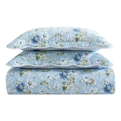Laura Ashley Peony Garden Quilt Set