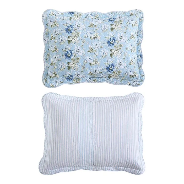 Laura Ashley Peony Garden Quilt Set