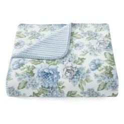 Laura Ashley Reversible Coco Plush Throw