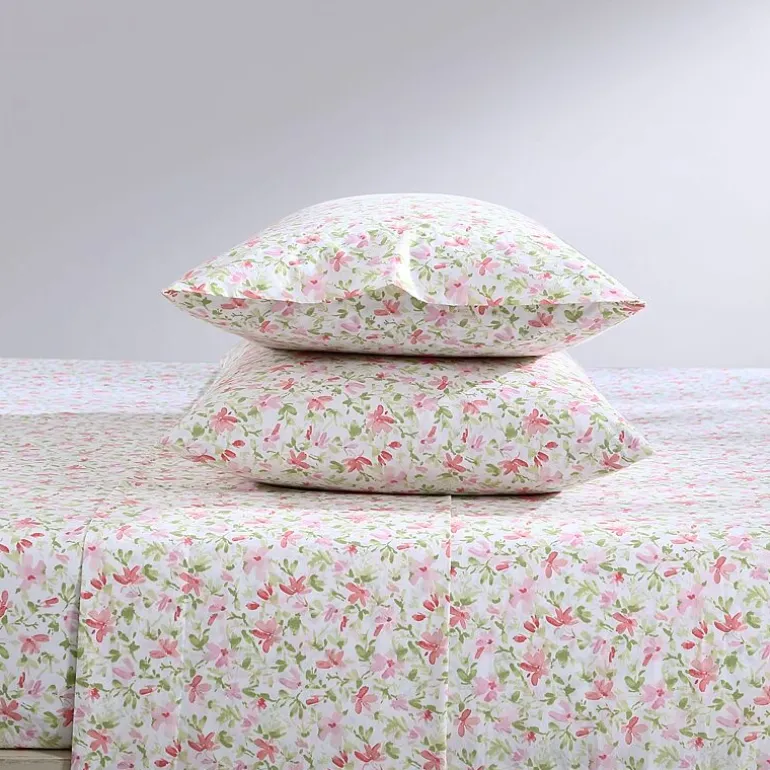Laura Ashley 200tc 100% Cotton Percale Sheet Set