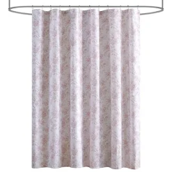 Laura Ashley Walled Garden Textured Floral Shower Curtain