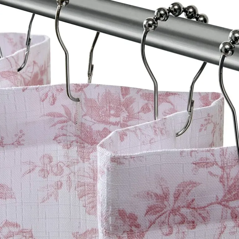 Laura Ashley Walled Garden Textured Floral Shower Curtain