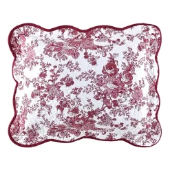 Laurel Manor Toile Garden Cotton Bedspread