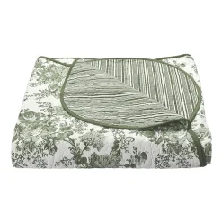Laurel Manor Toile Garden Cotton Bedspread