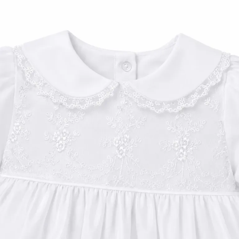 Laurenza's Baby Girls Long Sleeve Baptism Gown