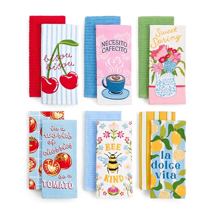 Layerings Spring Bouquet 2-pc. Kitchen Towel Set