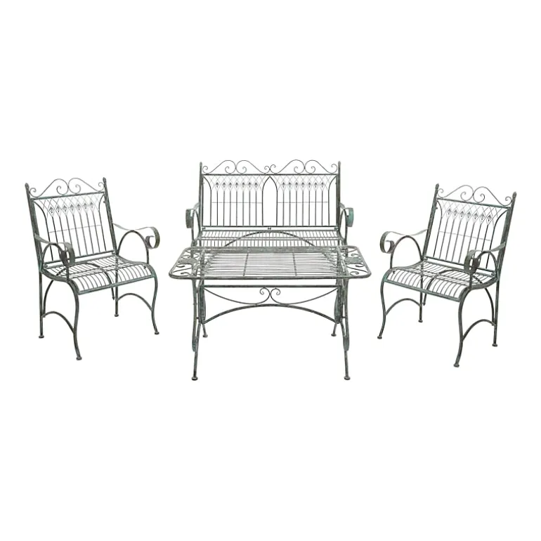 Leah Patio 4-pc. Iron Conversation Set