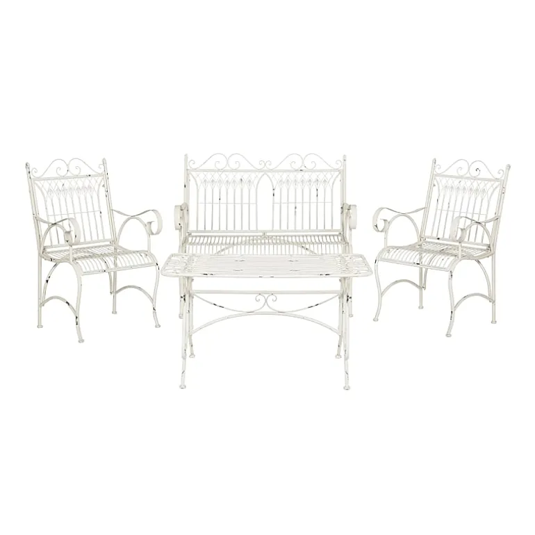 Leah Patio 4-pc. Iron Conversation Set
