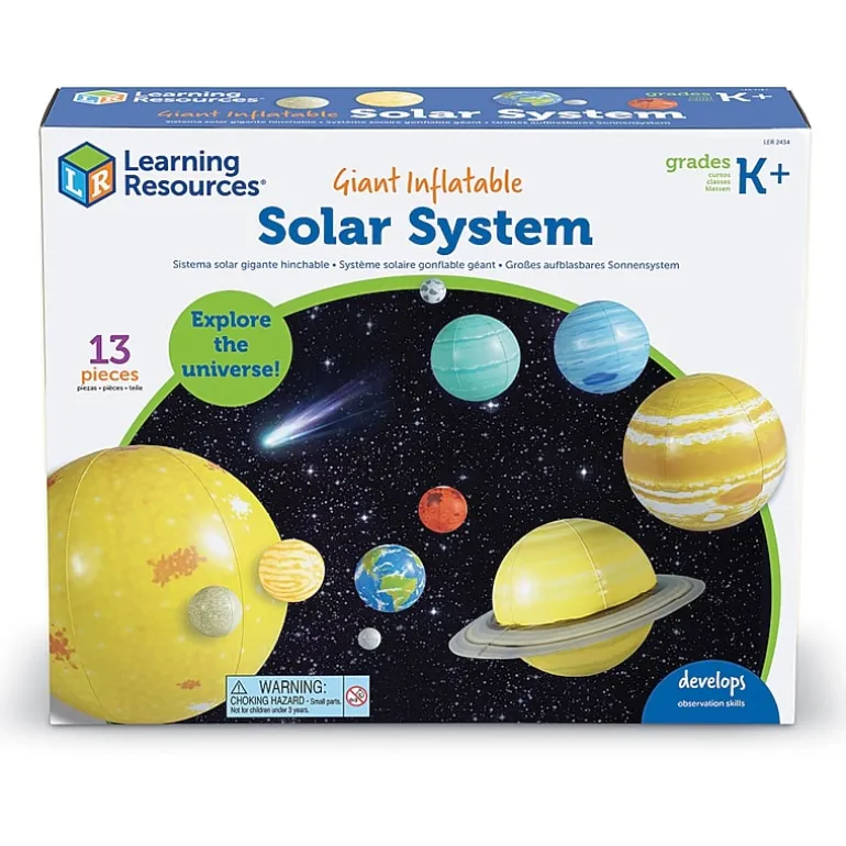 Learning Resources Giant Inflatable Solar System Set Discovery Toy