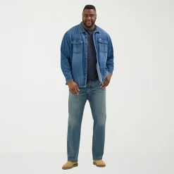 Lee Big and Tall Extreme Motion Relaxed Straight Leg Jeans