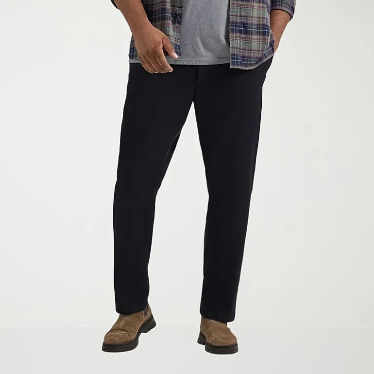 Lee Big and Tall Mens Extreme Motion Relaxed Fit Pants