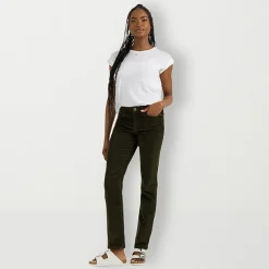 Lee Legendary Straight Fit Jean Womens Mid Rise Stretch Fabric Straight Leg Jean