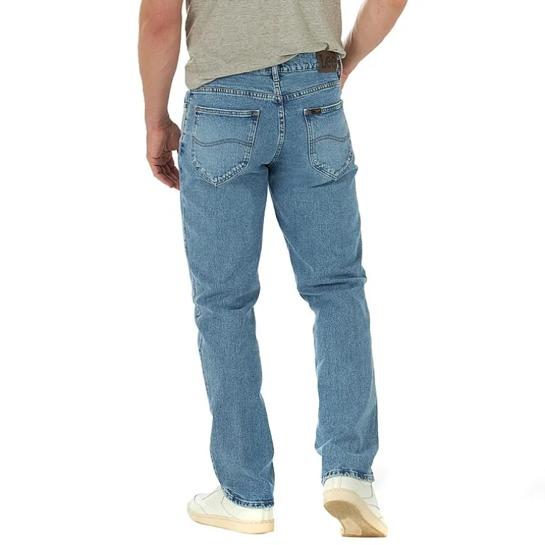 Lee® Mens Legendary Stretch Fabric Relaxed Fit Straight Jean