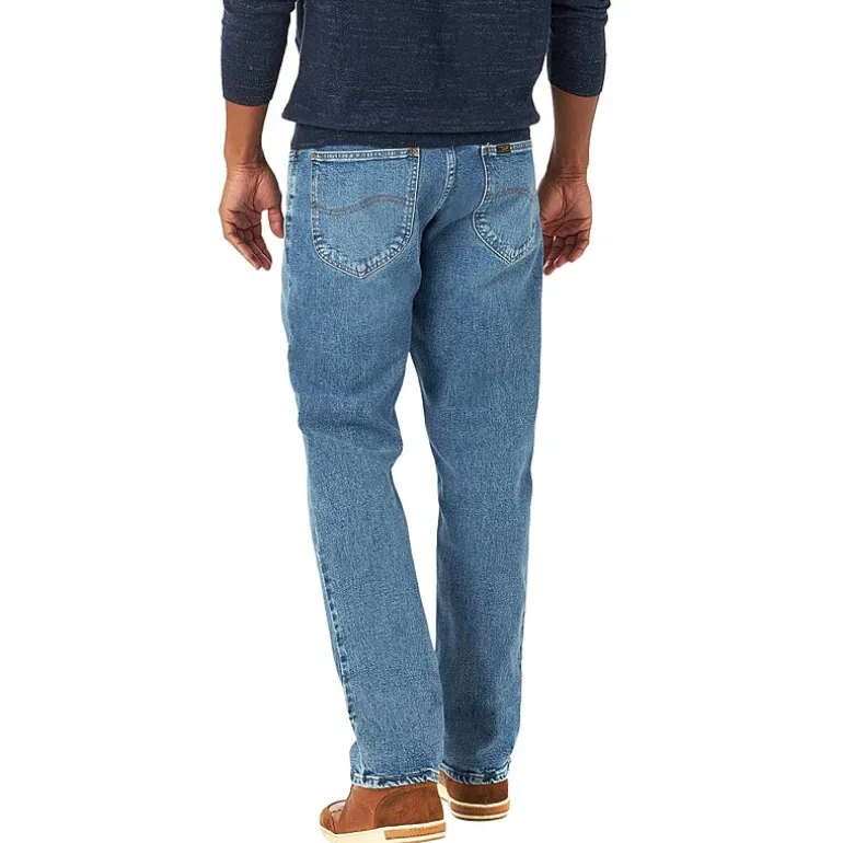 Lee® Mens Legendary Stretch Fabric Relaxed Fit Straight Jean