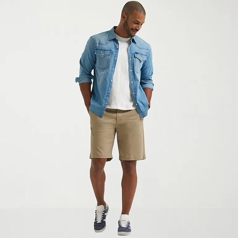 Lee Mens 10" Stretch Fabric 1 Pair Denim Short