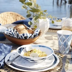 Lenox Blue Bay 20-pc. Melamine Dinnerware Set