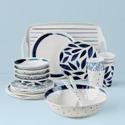 Lenox Blue Bay 20-pc. Melamine Dinnerware Set