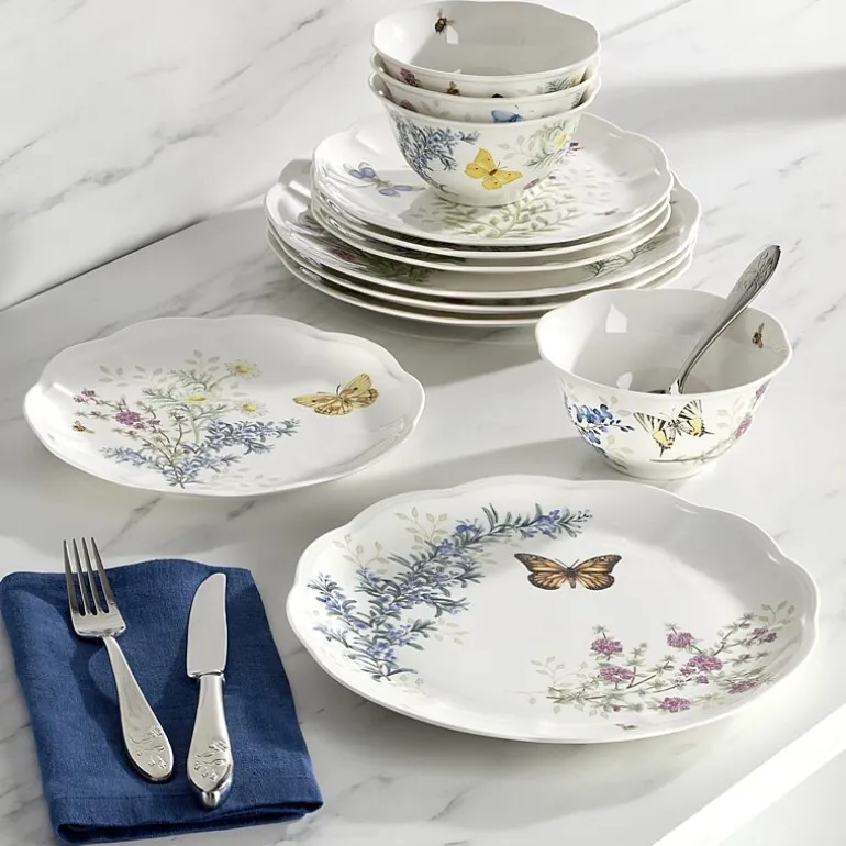Lenox Butterfly Meadow 12-pc. Porcelain Dinnerware Set