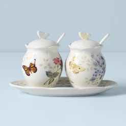 Lenox Butterfly Meadow 7-pc. Porcelain Condiment Jar