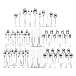 Lenox Portola 65-pc. 18/10 Stainless Steel Flatware Set
