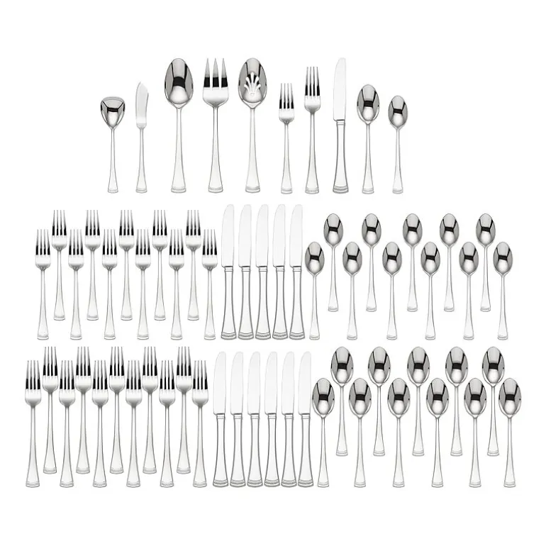 Lenox Portola 65-pc. 18/10 Stainless Steel Flatware Set