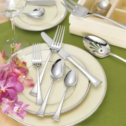 Lenox Portola 65-pc. 18/10 Stainless Steel Flatware Set