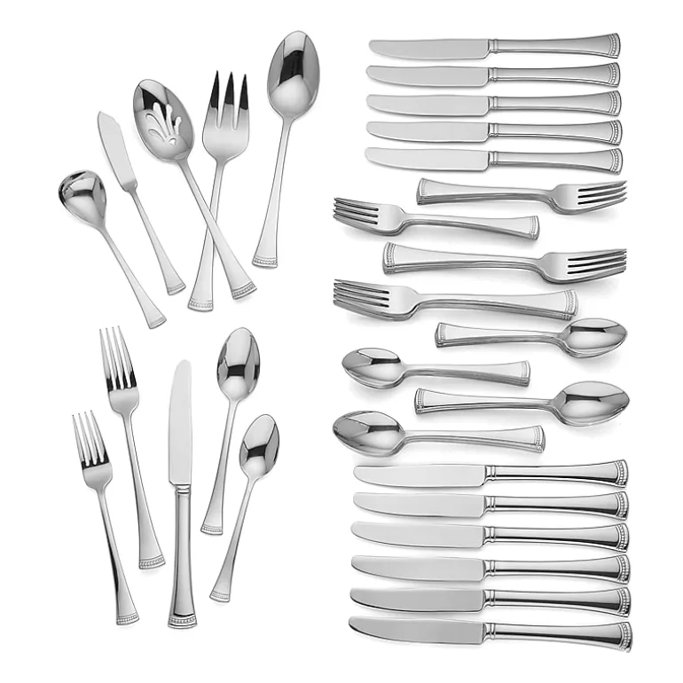 Lenox Portola 65-pc. 18/10 Stainless Steel Flatware Set