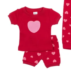Leveret Girl & Doll Matching Short Sleeve Cotton Novelty Pajama Sets