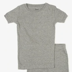 Leveret Kids 2-pc. Cotton Solid Short Sleeve Shirt & Shorts Pajama Set