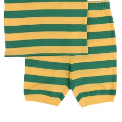 Leveret Kids 2-pc. Cotton Striped Short Sleeve Shirt & Shorts Pajama Set