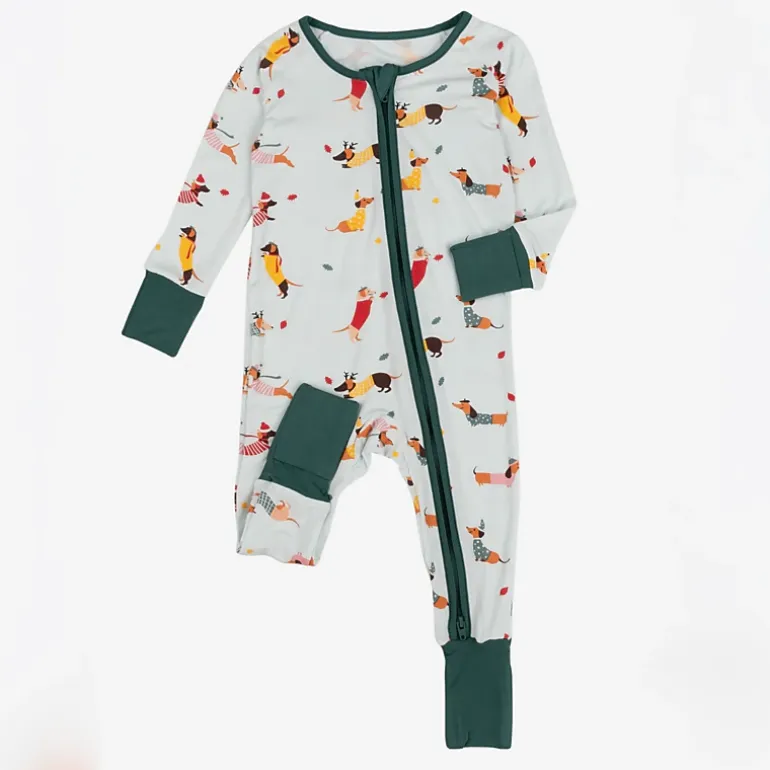 Leveret Toddler 1-pc Cooling Viscose Long Sleeve Animal Footed Pajamas