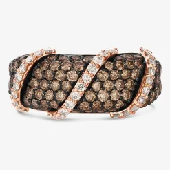 Le Vian® Ring featuring Chocolate Diamonds® Nude Diamonds™ set in 14K Strawberry Gold®