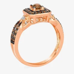 Le Vian® Ring featuring 5/8 CT. Chocolate Diamonds® 1/8 CT. Nude Diamonds™ set in 14K Vanilla, Honey or Strawberry Gold™