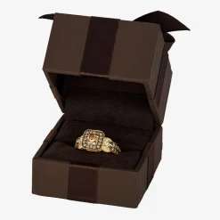 Le Vian® Ring featuring 5/8 CT. Chocolate Diamonds® 1/8 CT. Nude Diamonds™ set in 14K Vanilla, Honey or Strawberry Gold™